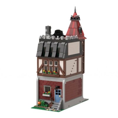 Half-timbered Townhouse modell 2368 teile für 15 Jahre Spielzeug Bausets 