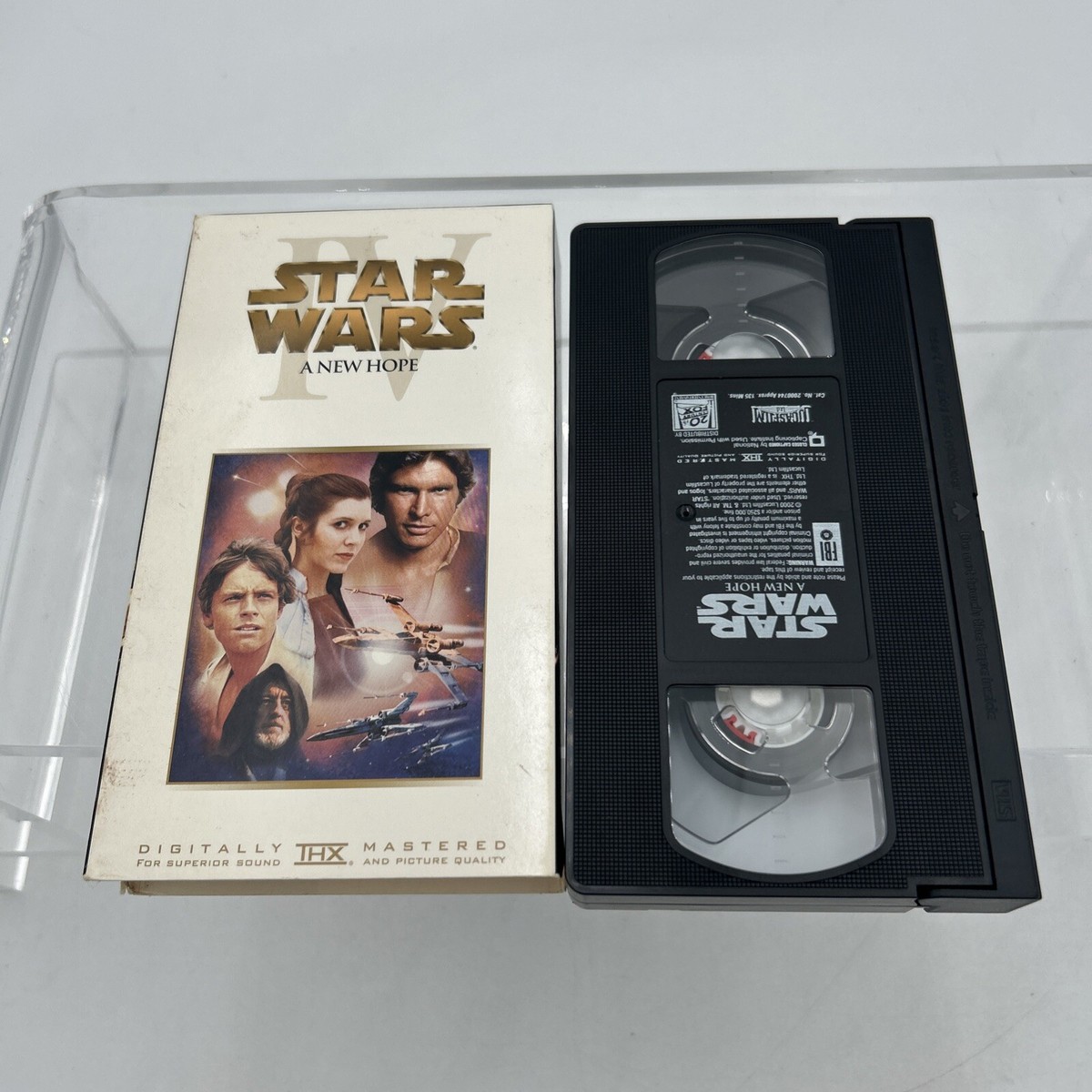Star Wars VHS Episode 4 5 6 THX Mastered Cassette Vintage