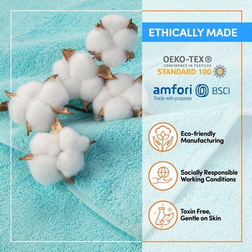 Bath Towels Extra Large Set, Extra Large Jumbo Bathroom Sheets, Soft 500 GSM - Picture 17 of 60