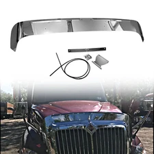 International ProStar 430 Stainless Steel Hood Shield Bug Deflector