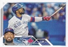 2023 Topps MLB Toronto Blue Jays Teoscar Hernandez Trading Card