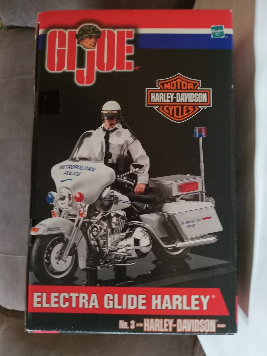 GI Joe Electra Glide Harley-Davidson Motorcycle and 12