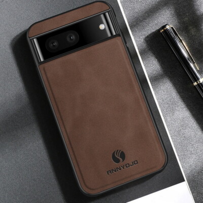 Für Google Pixel 7 Pro 7A 7 Shockproof Schaffell Leder Slim Hybrid Case Cover