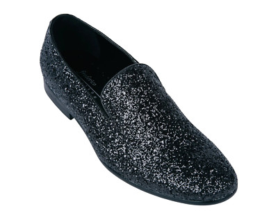 Frederico Leone FS-350 Sparkle Fancy Shoes Black