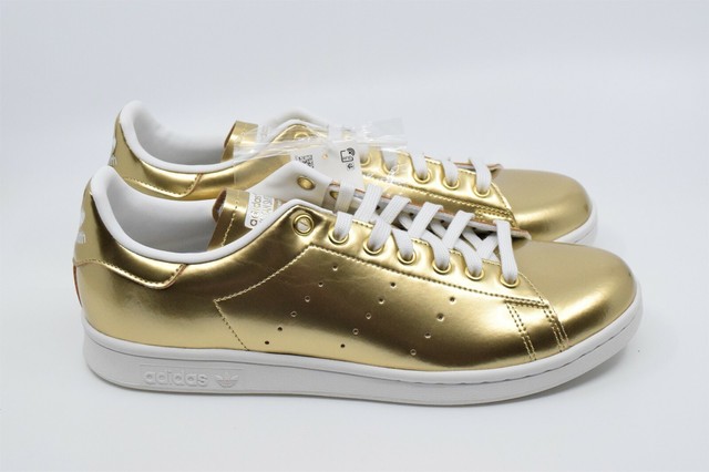 stan smith gold metallic