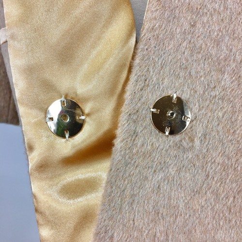 Abrigo de tweed marrón hecho a mano para niña. Talla: 3 - 10 años - Imagen 5 de 12