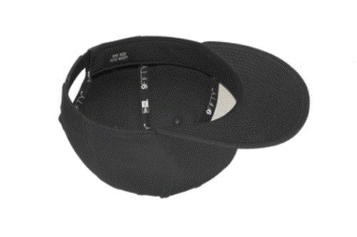 BLACK New Era NE400 9Fifty Hat/Cap with Green/Black USA Flag - Picture 4 of 4
