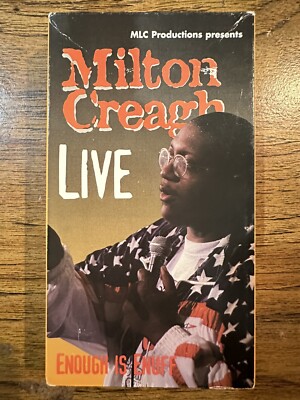 Milton Creagh Live Enough Is Enuff VHS Inspirational Speaker MLC Productions
