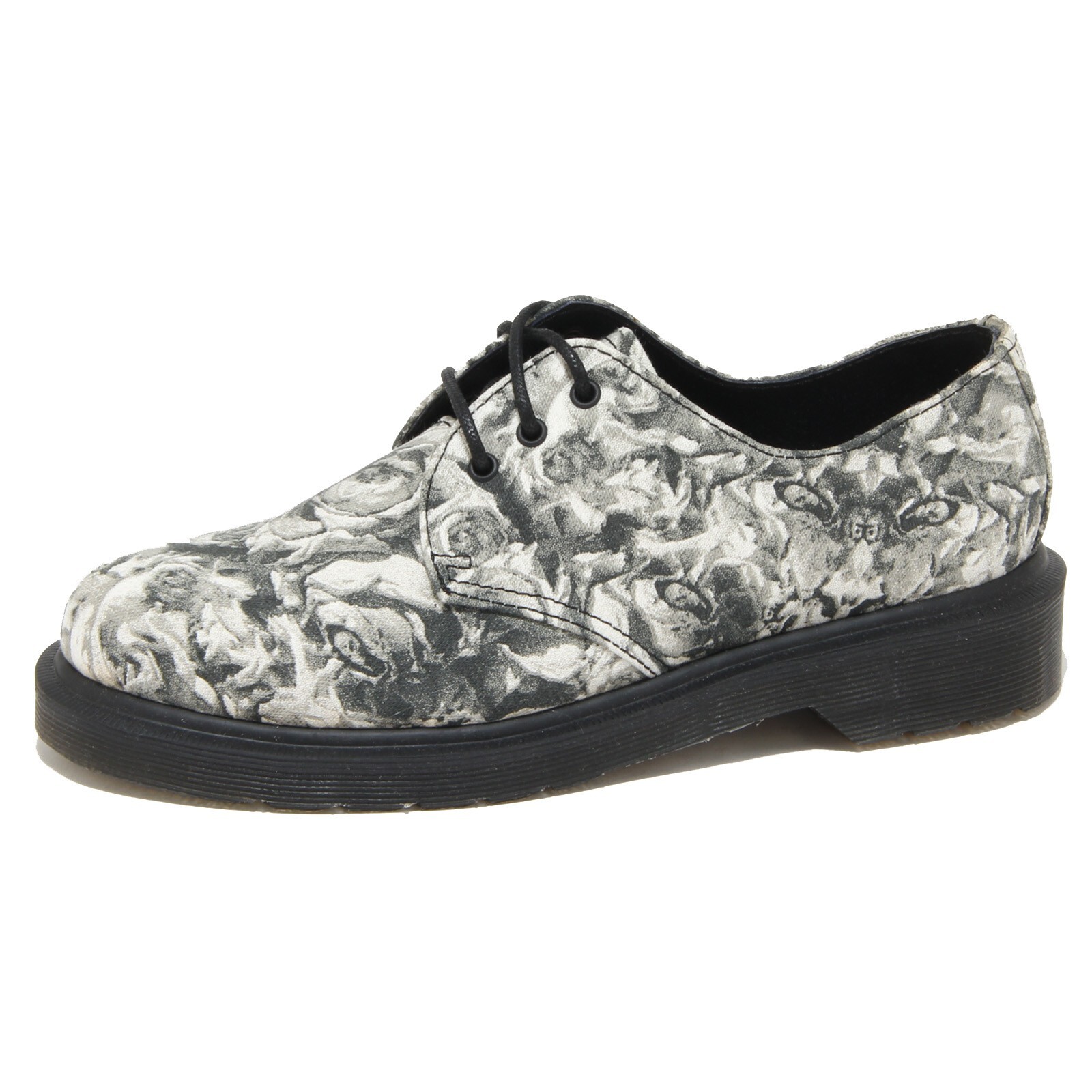 9033N женские туфли donna DRMARTENS с ЧЕРЕПОМ и РОЗАМИ 22390₽