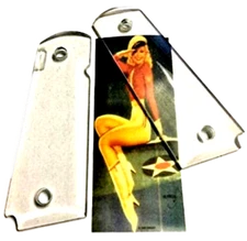 1911 fits Colt Gov. models Sweetheart Clear Grips You put your photo behind.