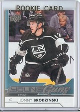 2017-18 Upper Deck #231 JONNY BRODZINSKI RC Young Guns Los Angeles Kings