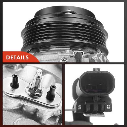 AC Compressor with Clutch for Chevrolet Malibu 2016-2022 L4 1.5L Sedan 84364335 - Picture 8 of 9