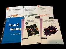 6 Item Bundle Fun Elementary Piano Music Worksheets, Reading Lessons, And Songs