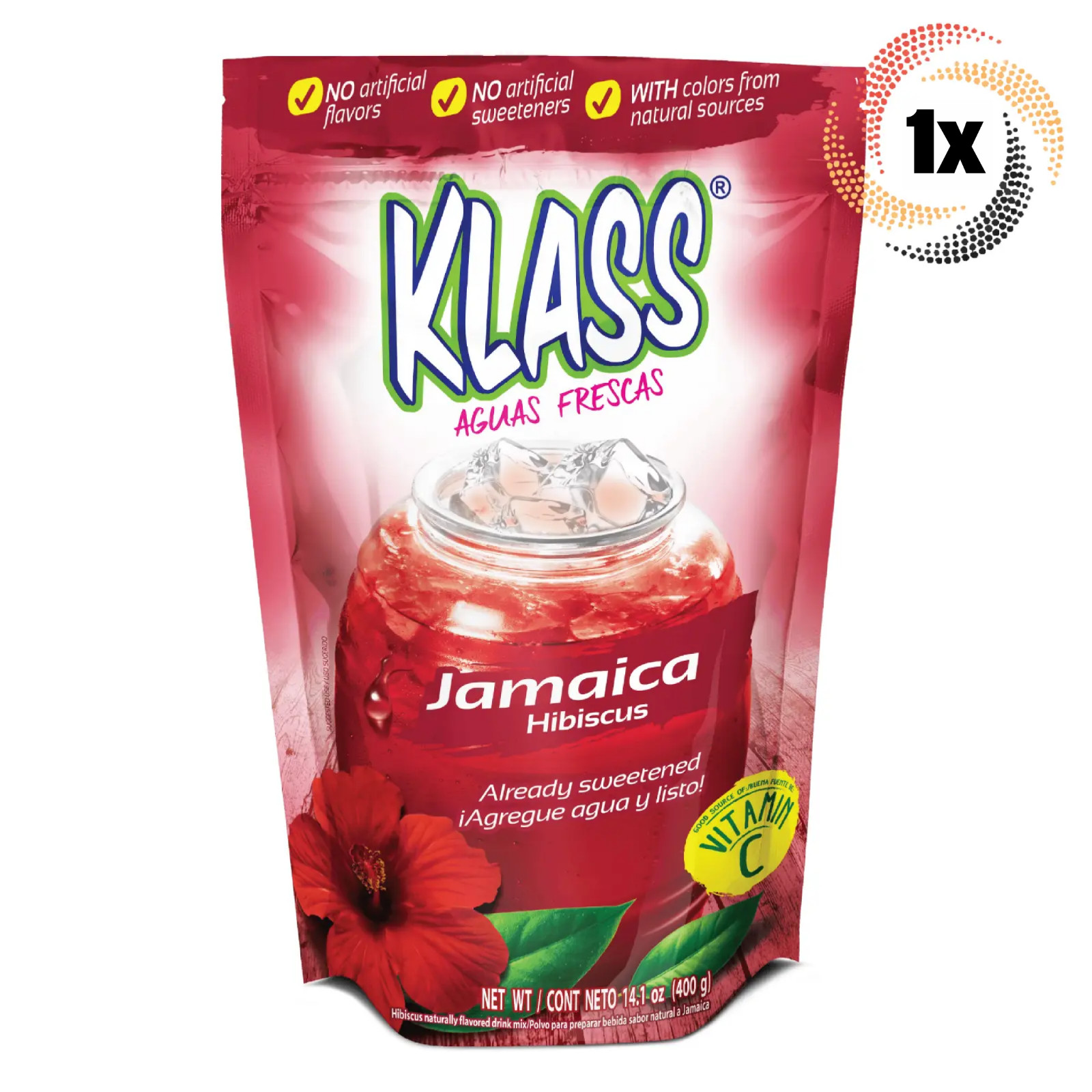 1 Упаковка смеси для напитков Klass Jamaica с ароматом гибискуса 141 унции Без искусственных ароматизаторов 3790₽
