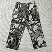 Vintage Predator Fall Gray Camo Hunting Cargo Pants Men's Medium USA Made 30x26