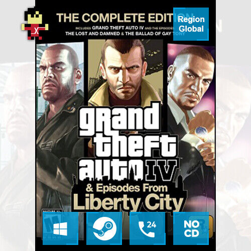 Grand Theft Auto IV 4 GTA for PC Game Steam Key Region Free