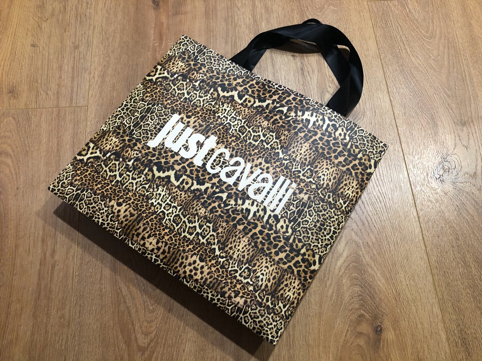 JUST CAVALLI - bolsa Papel - Paper bag - 28 x 24 x 12 cm