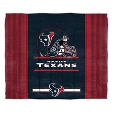 Northwest NFL Houston Texans Safety FULL/QUEEN Comforter and Shams