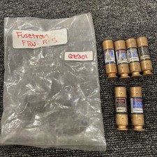  6 Bussmann Fusetron FRN-R-5 Amp Fuses Class RK5 250V  FREE SHIPPING  
