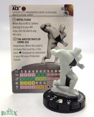 Heroclix Royal Flush Gang OP set Ace #DC23-101 Limited Edition figure w ...