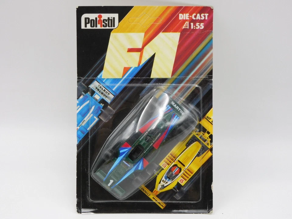 Polistil RN Lotus Essex F1  1/55  1982 vintage die cast Mint Unpunched Card - Immagine 3 di 4