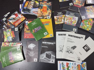 Nintendo 64 - n64  - Anleitung - Mario Party  Zelda  Kirby Pokemon Stadium Tooie