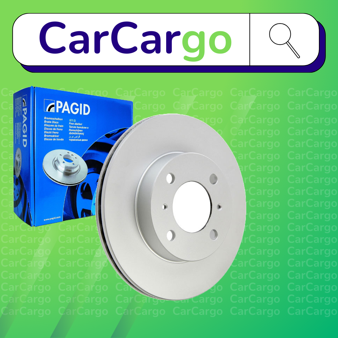Pagid Vented Front Brake Discs Pair Mitsubishi Mirage 1.6 4WD 1991-1995 236 mm