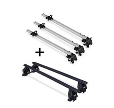 3x Fahrradtr&auml;ger Bike Pro+Dachtr&auml;ger Tema Stahl f&uuml;r f&uuml;r Mercedes 200 W124 SW 198