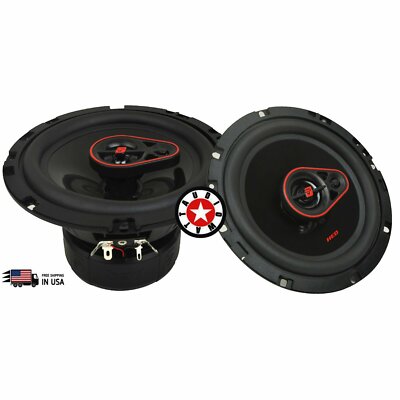 NEW! CERWIN-VEGA 680W Peak 6.5'' HED Series 3-Way Coaxial Car Speakers | H7653