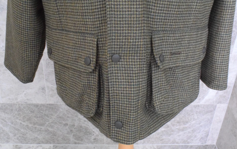 New BARBOUR Gamefair Tweed Hunting Coat Size XL 46/48 Berwick 56/58 Sporting - Image 3 of 4