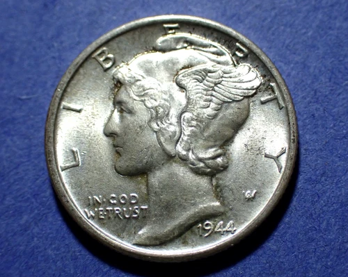 1944-D Mercury Dime  Near Ch. BU FSB