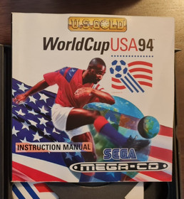 World Cup USA 94 Sega Mega CD Rare Game-includes poster-please see description 