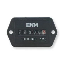 ENM T51E52 Hour Meter,Electrical,Flange Mounting 2PAN8