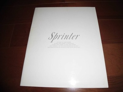 Sprinter Catalog Only E100 Series 1991 June 39 Pages Se-G/Gt Etc.