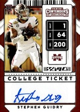 2020 Panini Contenders Draft Picks #173 Stephen Guidry