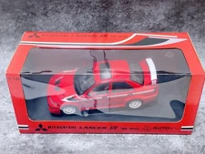 Auto Art 1/18 Mitsubishi Lancer Evolution VI Tommi Makinen Edition, Used