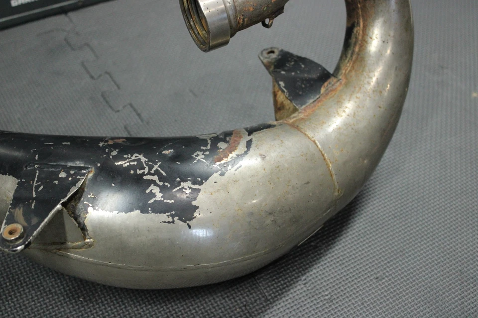 2004 KAWASAKI KX125 PRO CIRCUITO PLATINA TUBO DE ESCAPE CÂMARA CABEÇALHO 18120-0011 - Imagem 4 de 4