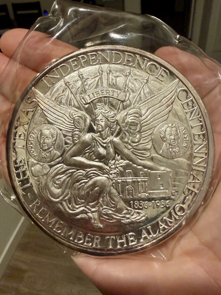 1986 Texas Independence Centennial “Remember the Alamo”.999 Silver