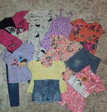 Bundle of girls clothes 4-5T Lot, 8 Pieces. Dresses, Pants, Shorts, T-Shirt.