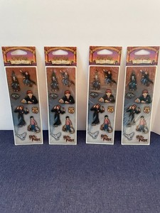 Vintage Harry Potter Sticker Set Lot, 4 sets Included White Owl etc.