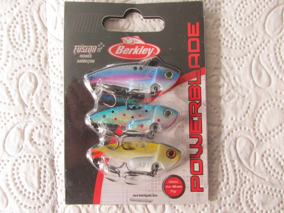 3 x Berkley Power Blade 11g 49mm