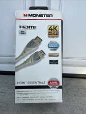 Genuine Monster 6FT 4K HDR Ultra HD Heavy-Duty Flexible HDMI Cable Sealed