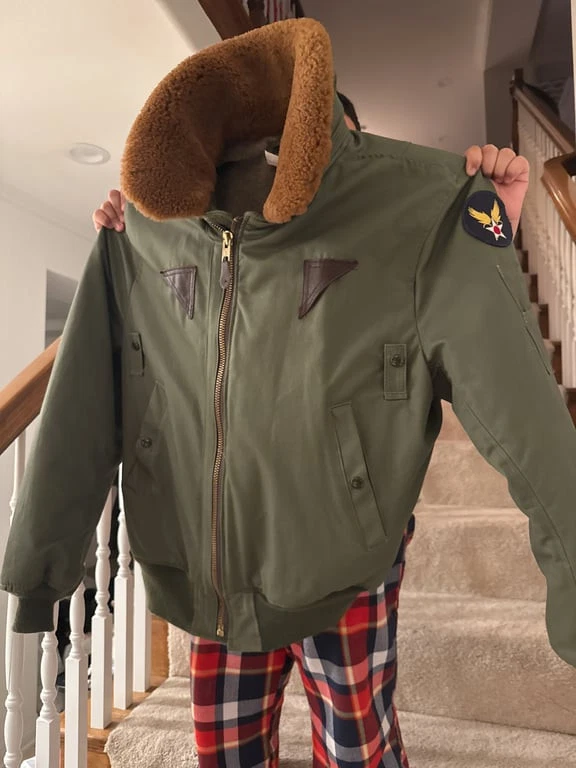 B 15 Flight Jacket In Original Ww2 Collectible Us Uniforms for