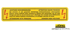 Porsche High Voltage Decal - 928/993 78-98  964-703-163-00 96470316300