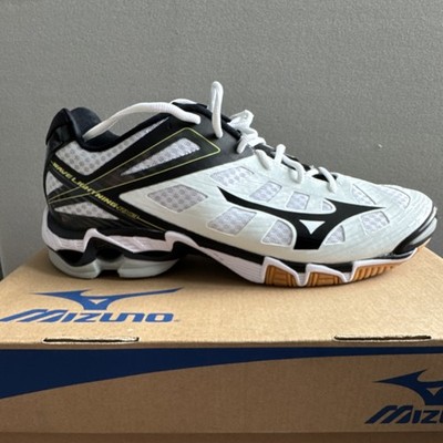 Mizuno Wave Lightning RX3 Volleyball Shoes Black/White/Yellow US 12 EU 46