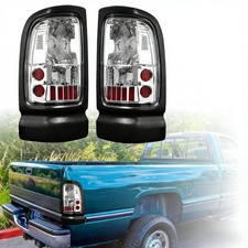 Clear Tail Lights For 1994-2001 Dodge Ram 1500 2500 3500 Driver Passenger Side Clear Tail Lights For 1994-2001 Dodge Ram 1500 2500 3500 Driver Passenger Side