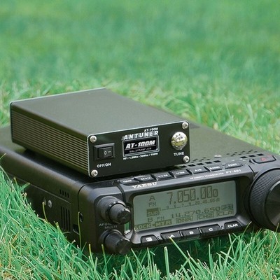 ANTUNER AT-100M Universal HF Antenna Tuner 1.8Mhz-30Mhz 100W SWR Power Meter ot2