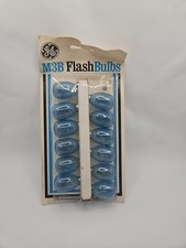 NOS VINTAGE 12 PACK M3B FLASH BULBS GE HANGER APLG 612-D1 NEW PHOTOGRAPHY T22