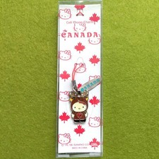 Rare Unopened Hello Kitty Canada Local Strap  Sanrio 2009  Great