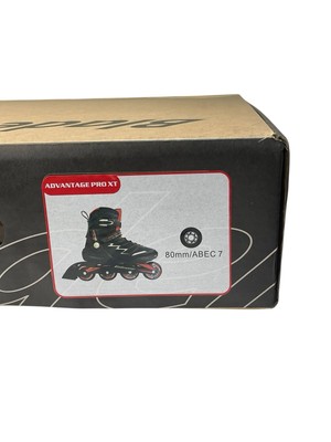 Rollerblade Advantage Pro XT - Taille US 12 (EU 45.5) - Occasion Bon état - Noir/rouge
